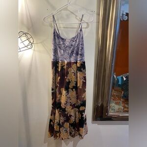 OOAK Upcycled yoga shelf bra top burnout velvet skirt Spaghetti Strap Maxi Dress